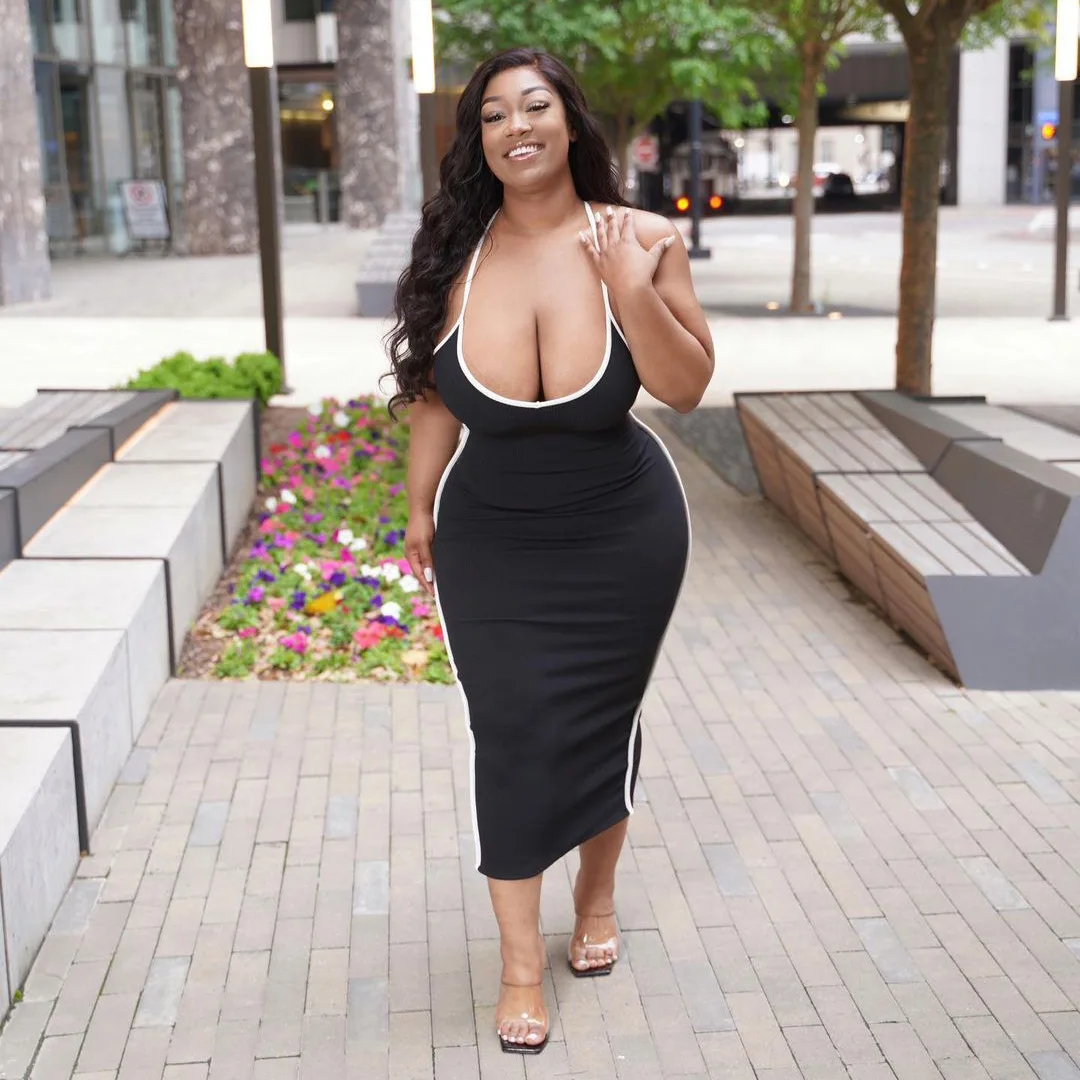 New Design Fashion Hot Sale Plus Size Women Clothing Fashion Summer Sexy  Plus Size Dress