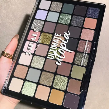High Quality Beauty Makeup 40 Color Glitter Eyeshadow Palette Natural Nude Matte Bronze Shimmer Cream Eyeshadow