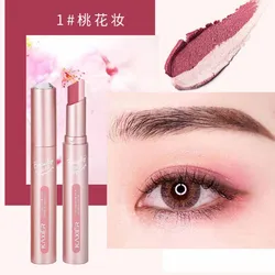 Оптовая продажа, модные двухцветные водостойкие тени для век, легко Окрашиваемые