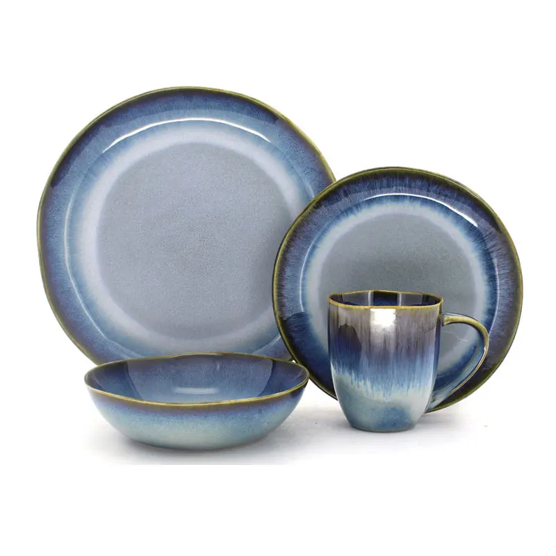 Nordic Dinnerware Hualian Factories Oem&odm Plate Set Modern Ceramic