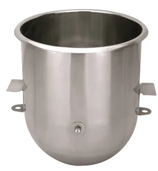 Industrial Food Machine Component, Commercial Stainless Steel Mixing Bowl for 20 QT Liters