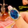Blue spinel Rings-Open Size