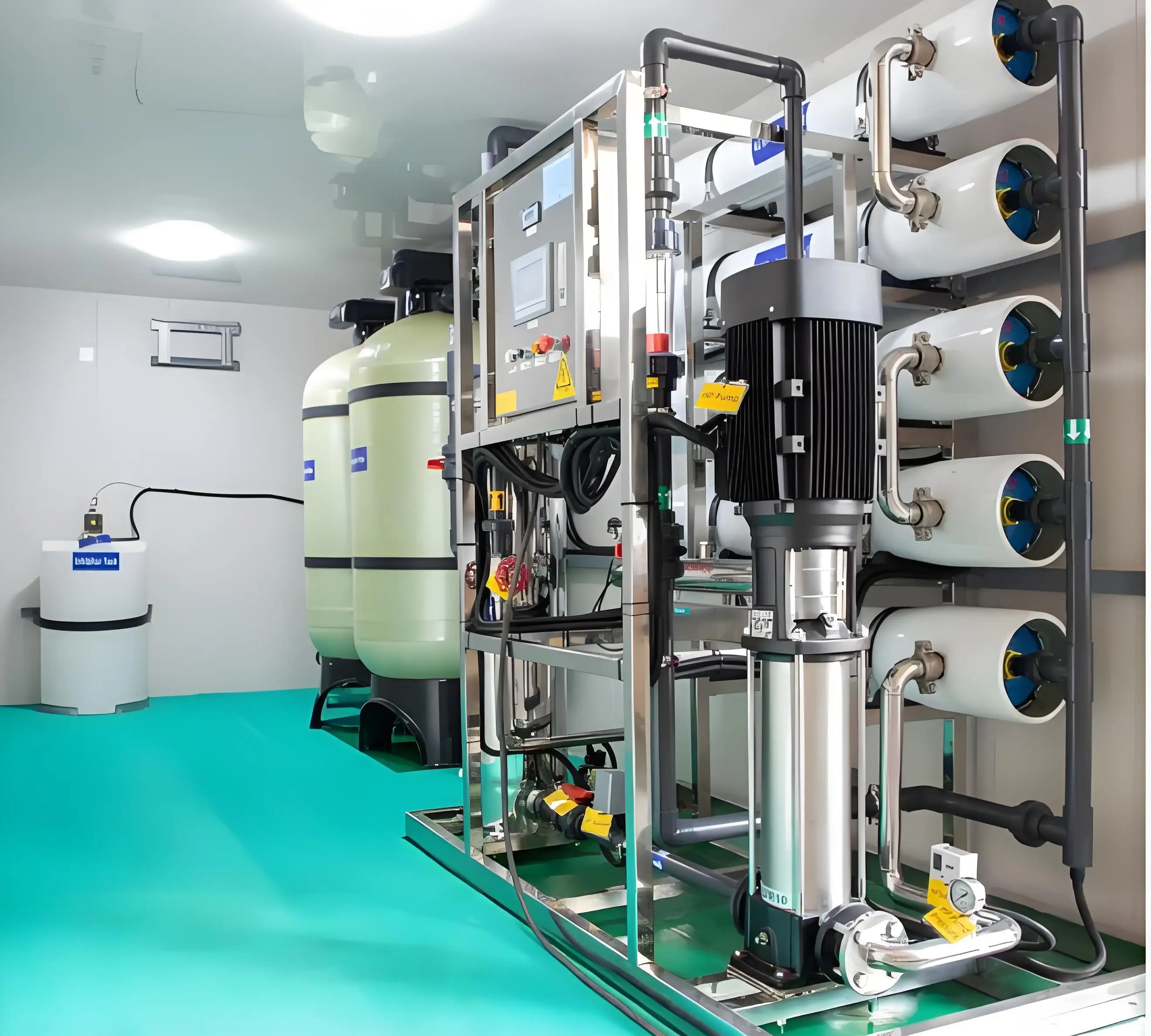 Steel FRP In-Container Reverse Osmosis Plant for Desalination with 500m3/day Capacity and 380V Power