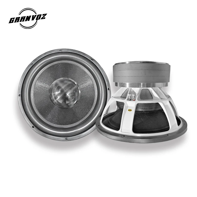 18インチ サブウーファー 4500W RMS デュアル 2オーム アルミ