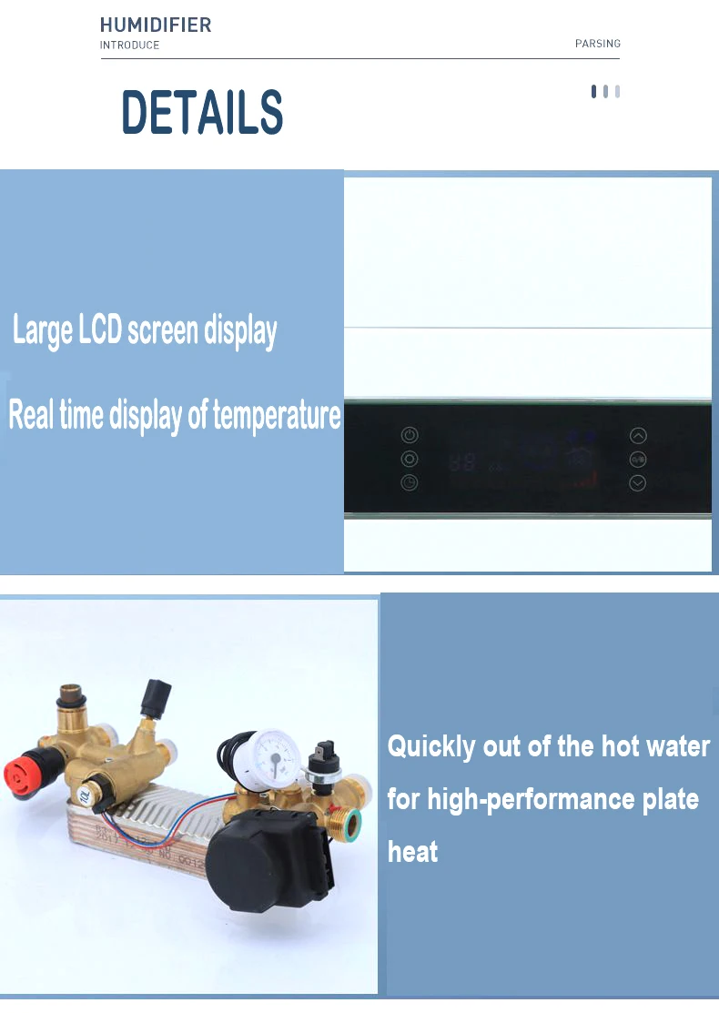 MS-11C 20/24/28KW High Efficient Wall mounted Natural Gas Tankless Hot Water Heater Instant Propane Gas Boiler for Household