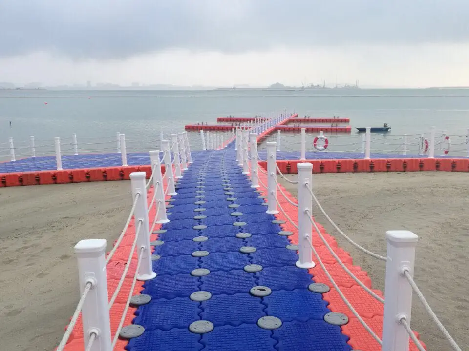 Factory Dock Blocks Modular Floating Buoy Pontoon Cube Pontoon Plastic Easy Assembly Walkway Jet Ski Dock
