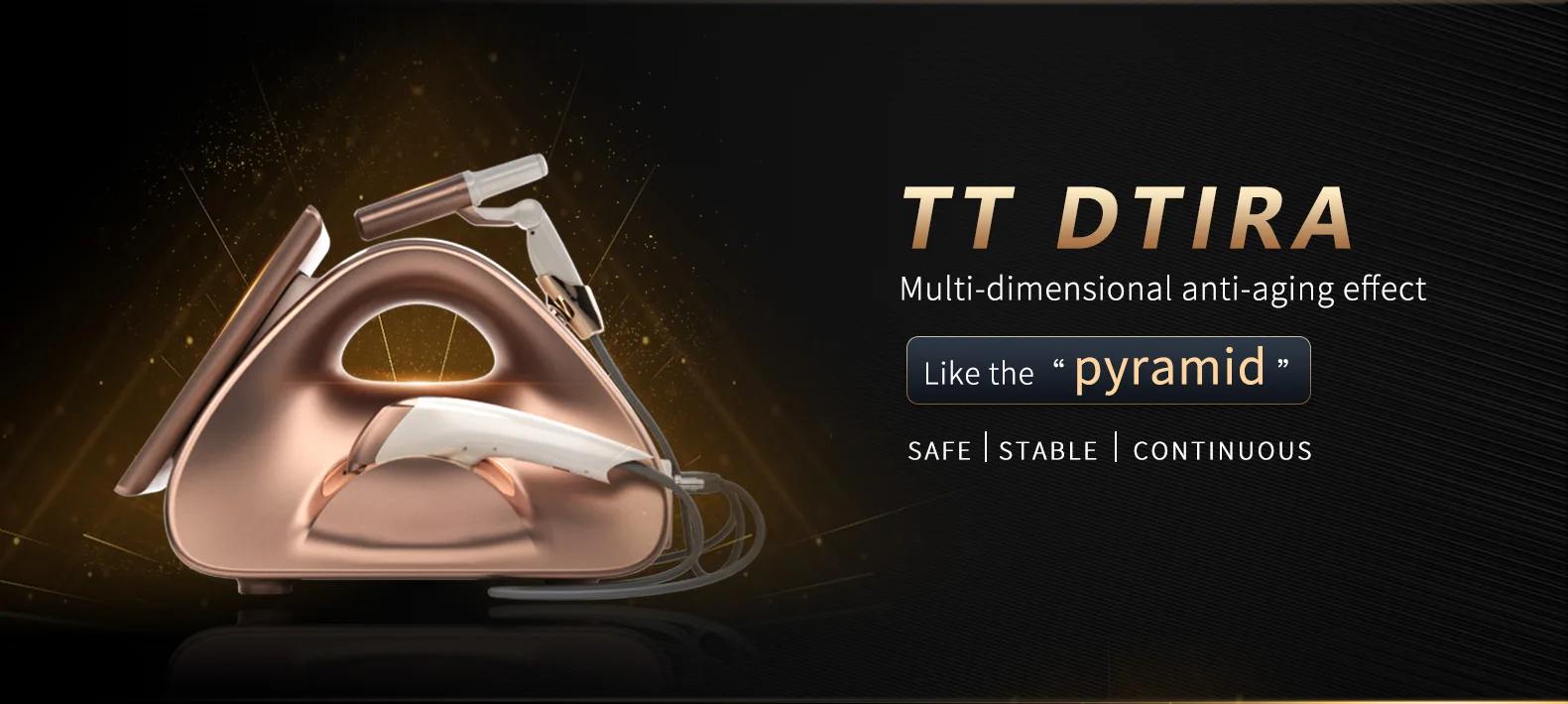 2023 New Model Gold TT 12 D Face Lift Machine 2 in 1 Rotating 360 12D Hifu Mmfu MPTSTL