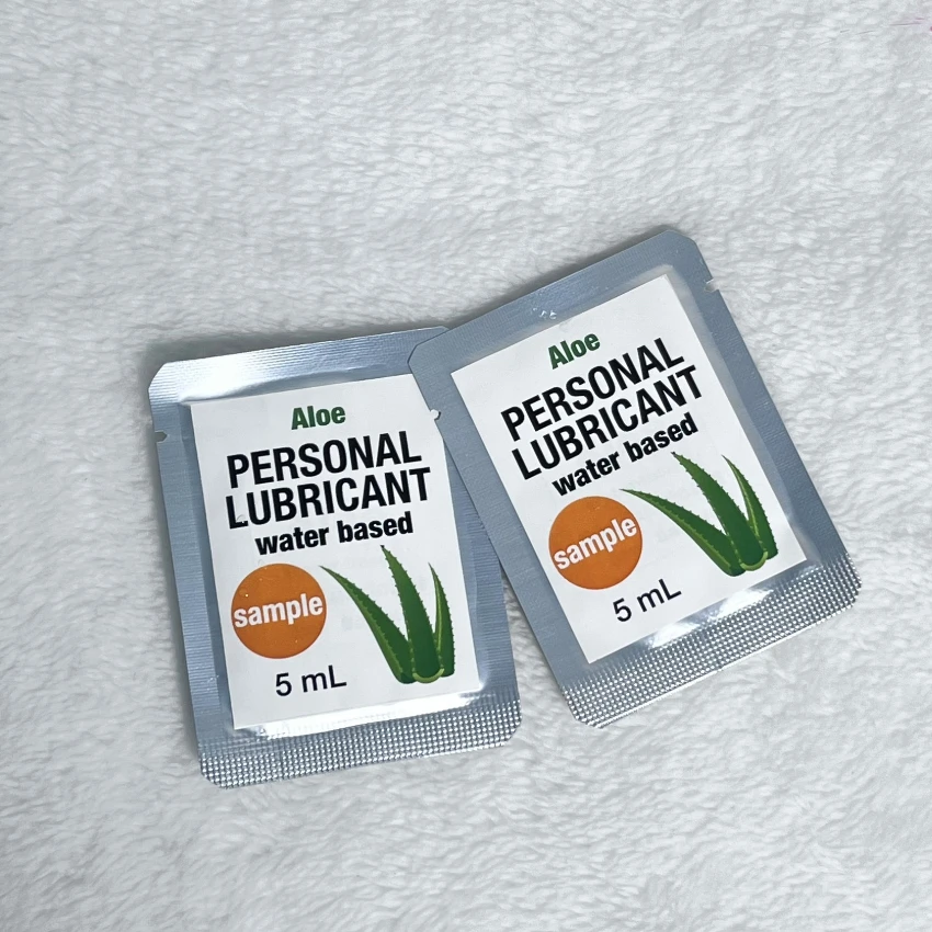 Free Sample Natural Aloe Scent Sex Lube Gel Sachet Personal Sexual  Lubricant 5ml Adult Sachet Anal Sex Lubricant Water Based