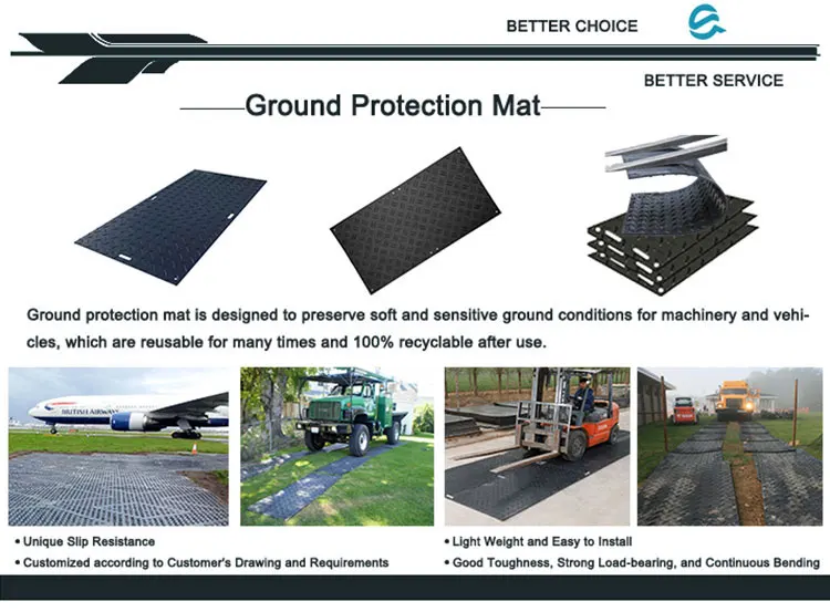 Heavy-duty Hdpe Plastic Ground Protection Mats Cutting And Moulding ...