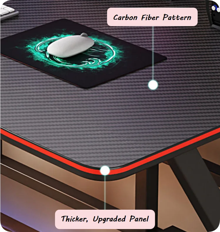 Merry Customizable Ergonomic Durable Steel Gaming Computer Desk Eco-Friendly Design Easy Assembly for Bedroom Office Use manufacture