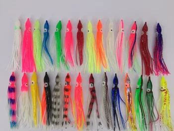 CHEERY NEW 4cm-24cm Luminous Fishing Squid Skirts Octopus Assist Artificial Soft Plastic Octopus Trolling Lure Fishing Lures – Soft Lure – view 5
