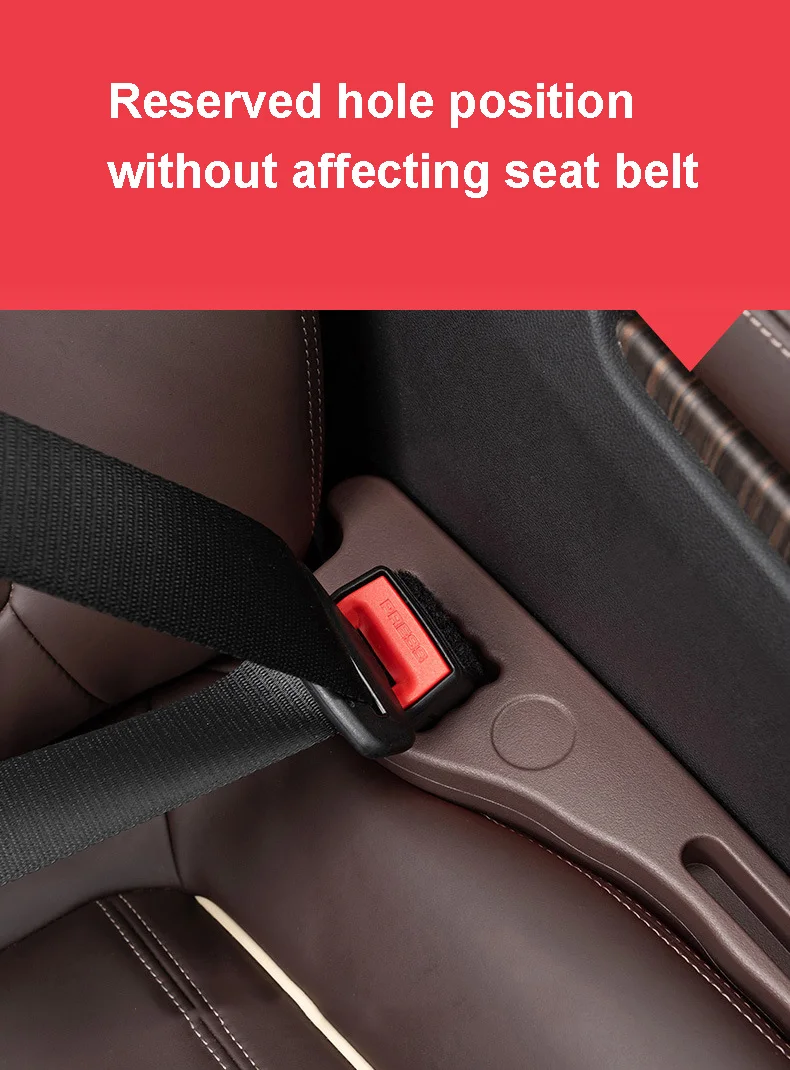 Multifunctional portable car seat side gap filler plug with storage slot