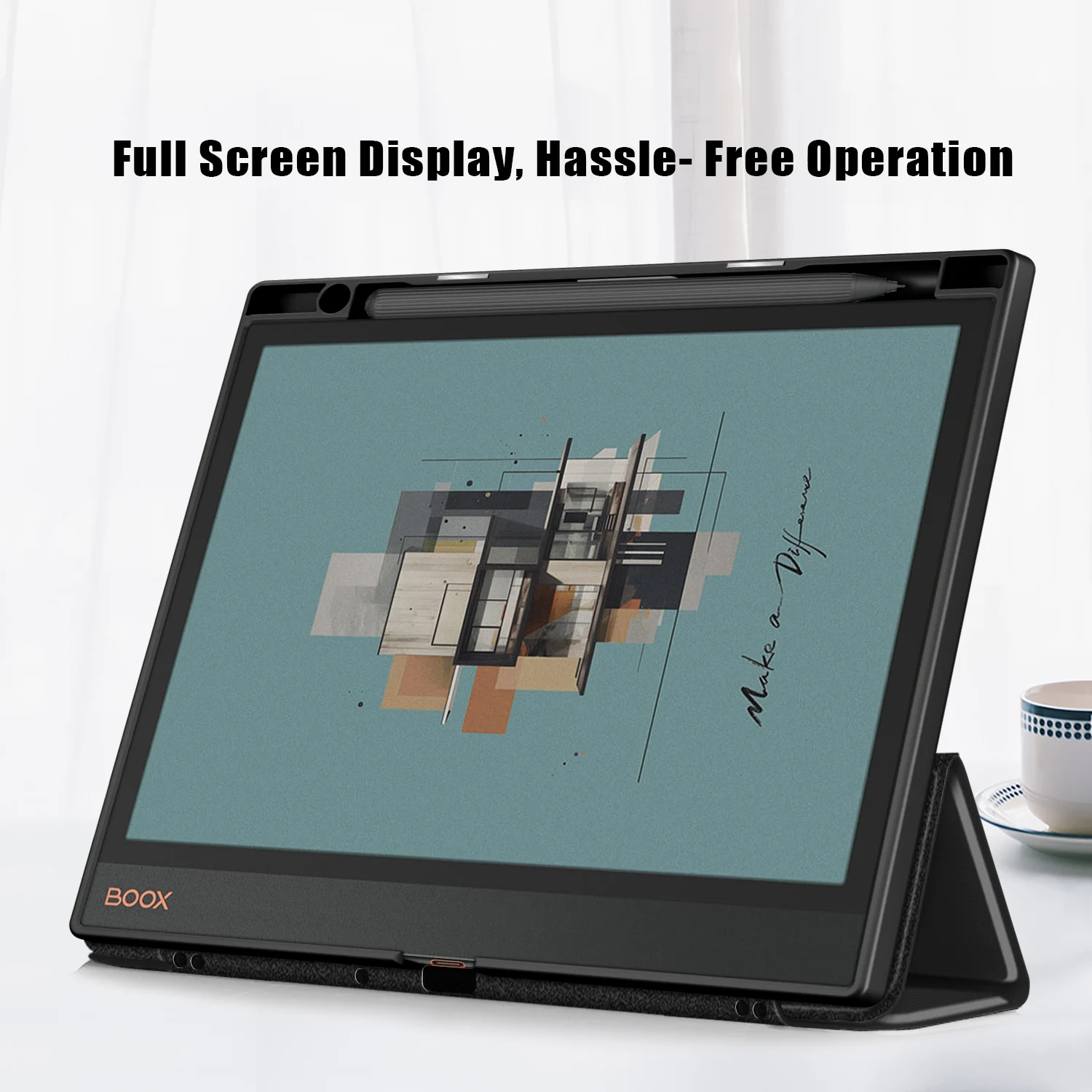 Case for Onyx Boox Note Air 4/3 Inch Tablet Cover - 360° Rotating