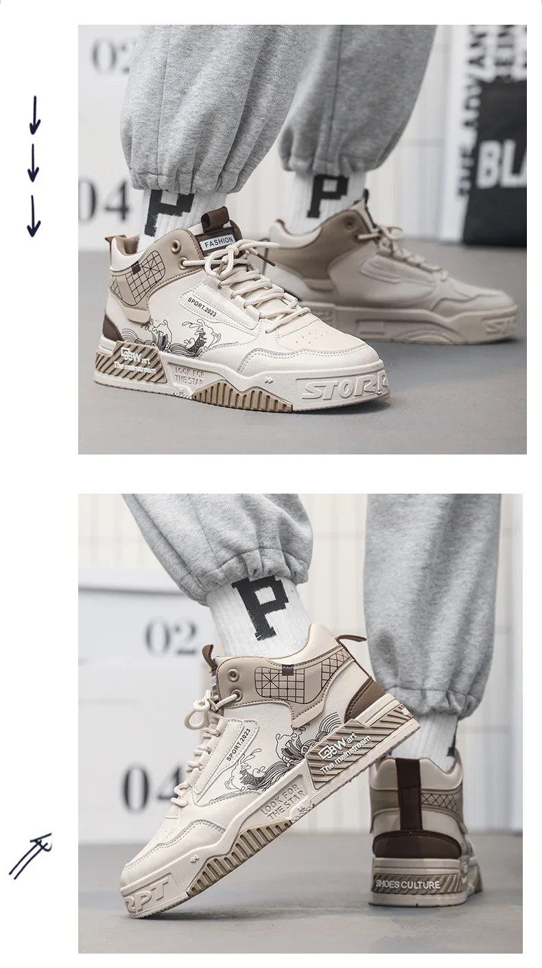 Sports and leisure low cut men's shoes board shoes