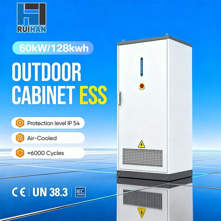 Container energilagringssystem 60 kW/128 kWh LiFePO4 lithiumbatteri med CAN-kommunikationsinterface