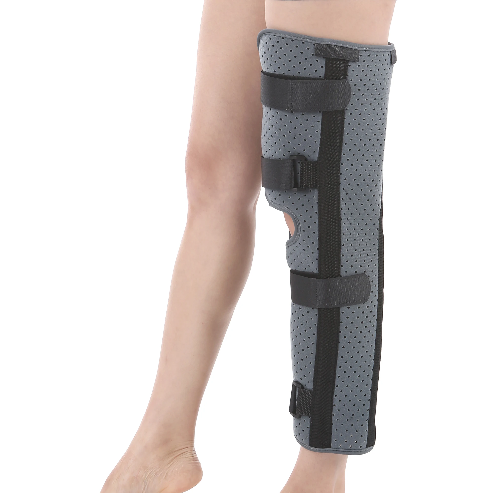 Medical Leg Strap Knee Steel Bone Leg Stabilizer Adjustable Knee ...