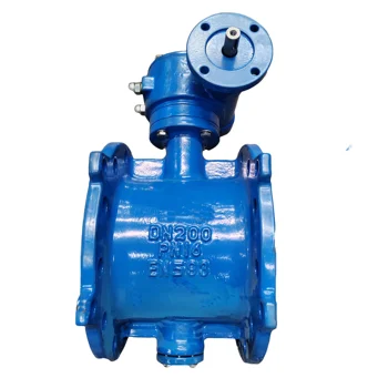 Flanged Double Eccentrice butterfly valve EN593 Double Flanged butterfly valve