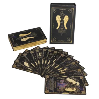 Factory Custom Printing Tarot Cards Edges Gold Paper Affirmation Deck  Custom Tarot Cards With Guidebook