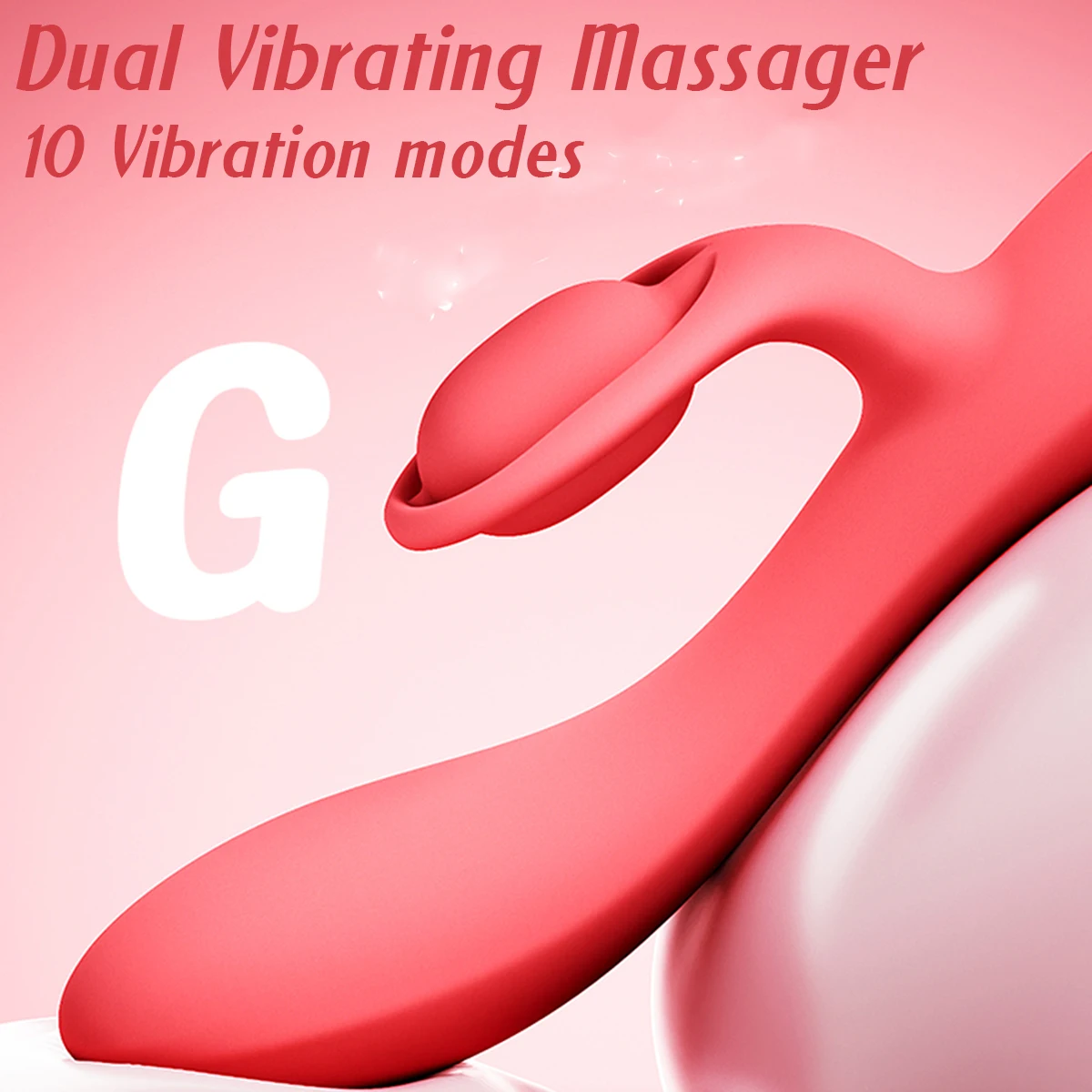 G Spot Vibrator Rabbit Dildo with 10 Vibration Modes, Clitoral and Vaginal Stimulator, Adult Sex Toys & Games for Female Couples