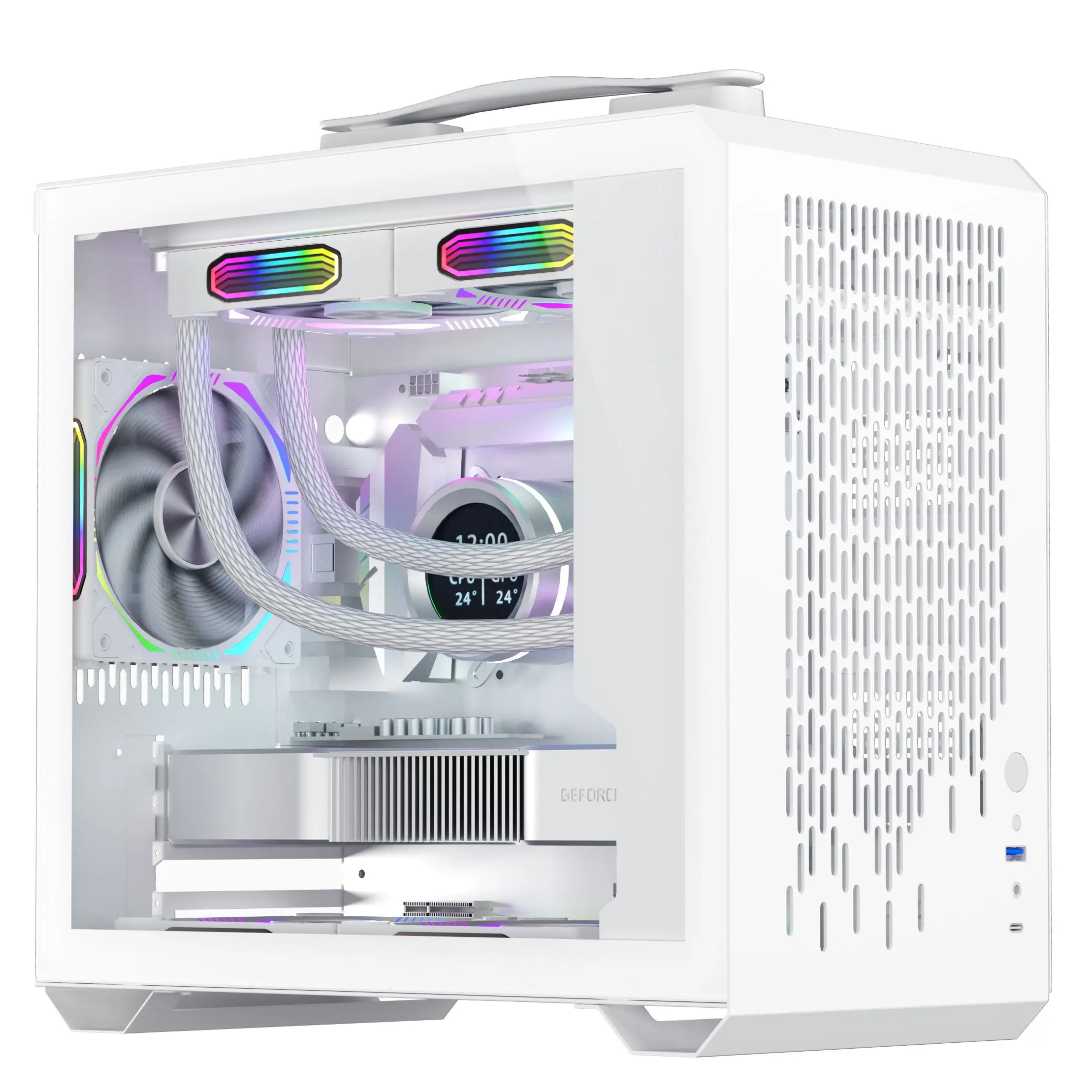 米国製 ホワイト ミニITX PCケース Sliger SM560 SLIGER SM560 - CaseEnd