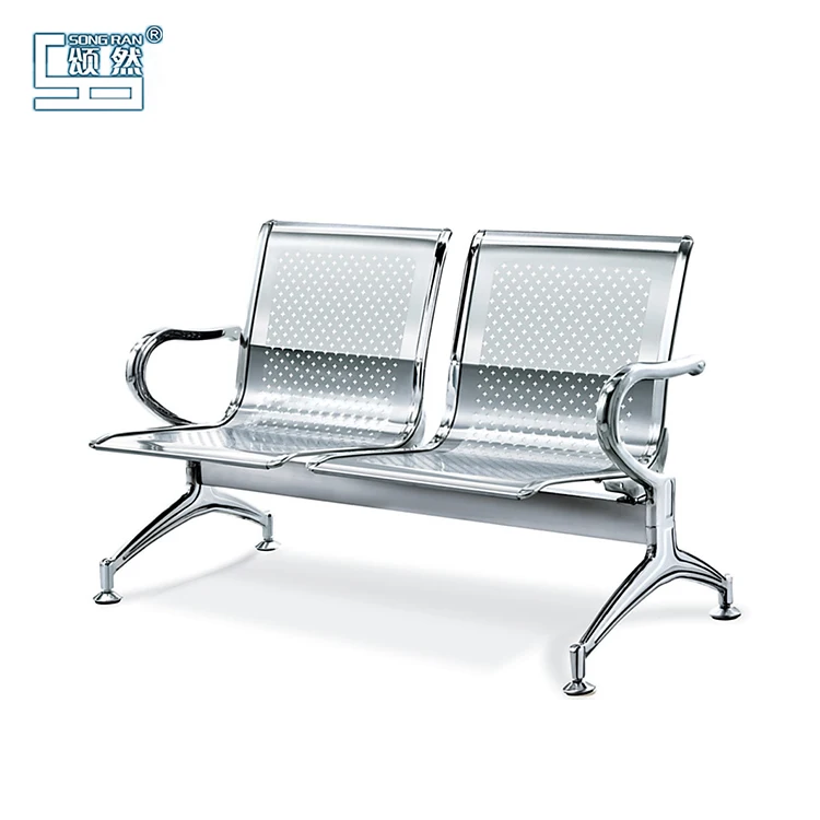 Stainless steel 2 seater shop chair price