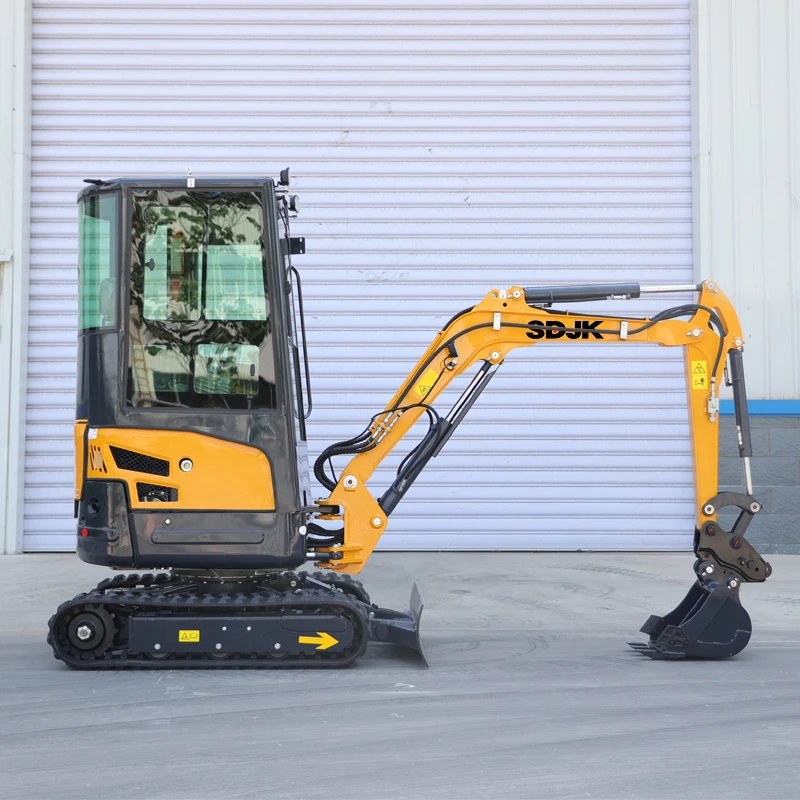 SDJK Mini Excavator 2 Ton Epa Kubota Engine Excavators New Hydraulic Crawler Digger Multifunctional 2 Ton Excavator Machine