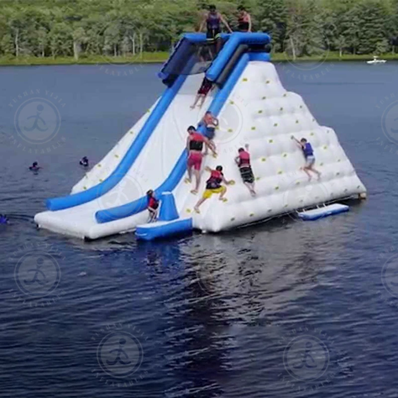 Aqua Park Water Game Inflatable Iceberg Ocean Floating Rock Climbing