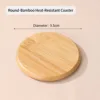 Sous-verre à bords arrondis de 9,5 cm