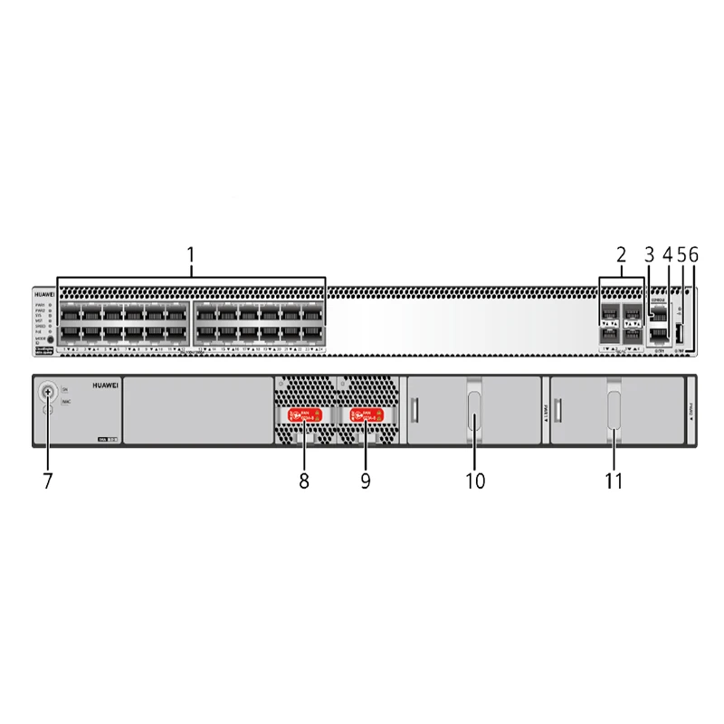 02353ahx S5731-s24p4x Twenty-four Poe+ 10/100/1000base-t Ports+four ...