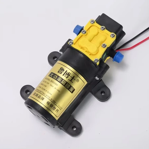 Wholesale customized good quality electric motor powered diaphragm mini self priming metal booster pump