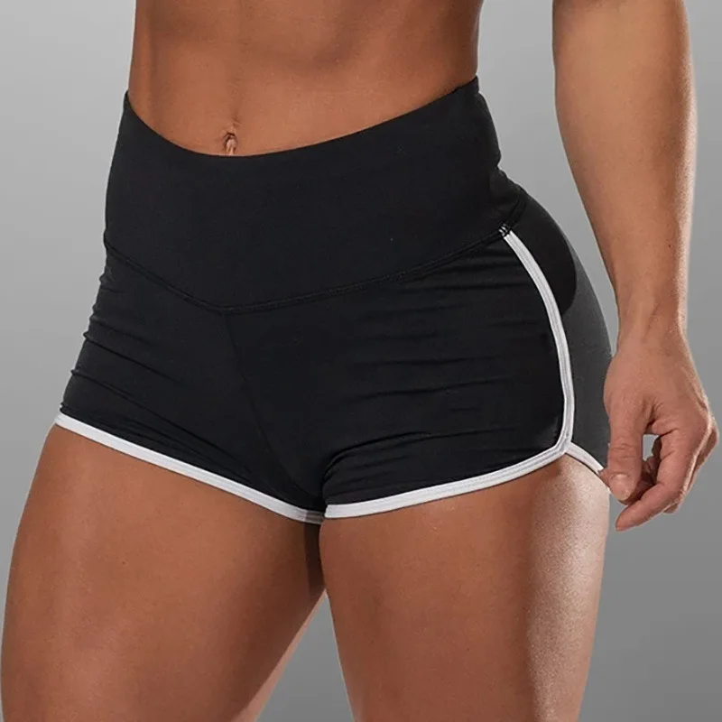 DODOING Womens Booty Shorts Casual Cotton Yoga Short Shorts Mini Hot Pants  Sport Leggings Fold Over Shorts Size S-XL 