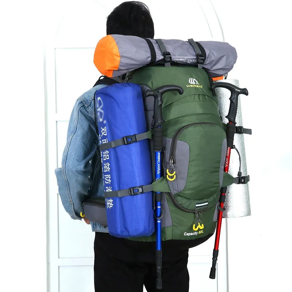 60L Waterproof Backpack - Ideal for Mountain Climbing 60L Waterproof Backpack - Ideal for Mountain Climbing
