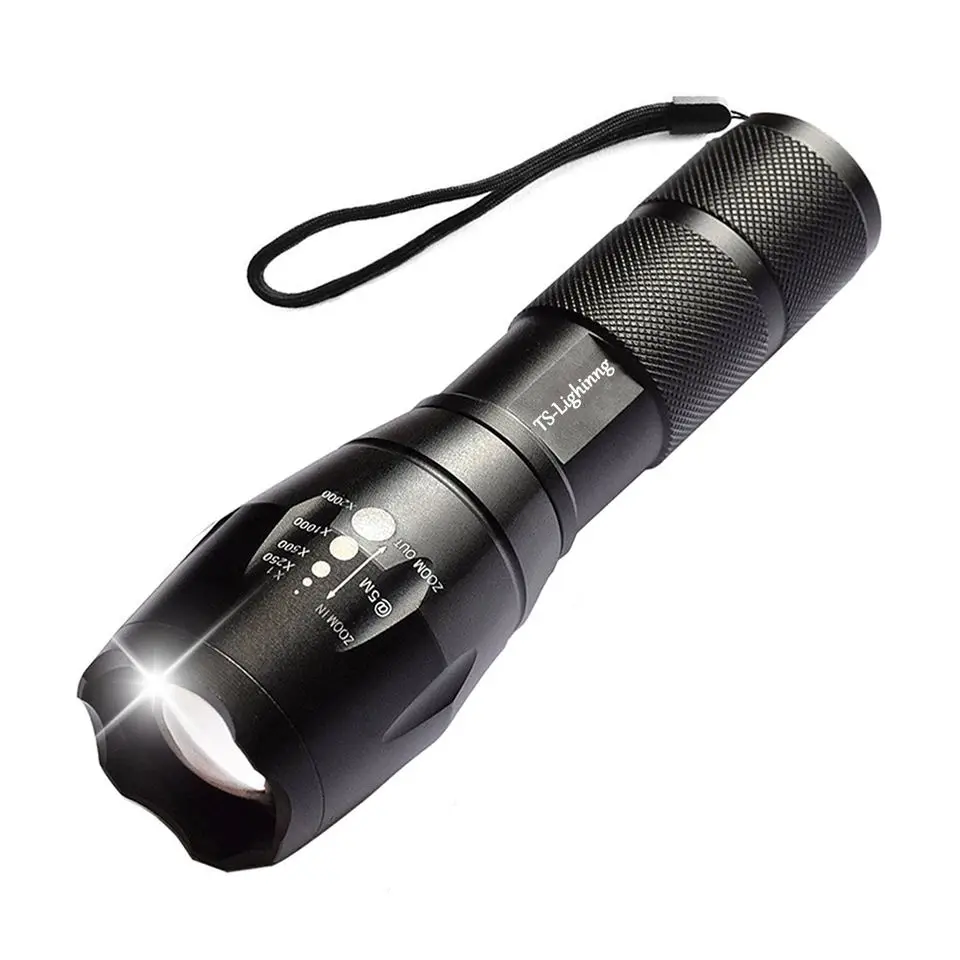 Portable Outdoor Mini USB XML Rechargeable 1000lm T6 LED Flashlight Tactical Aluminum Alloy Torch Light Flash light