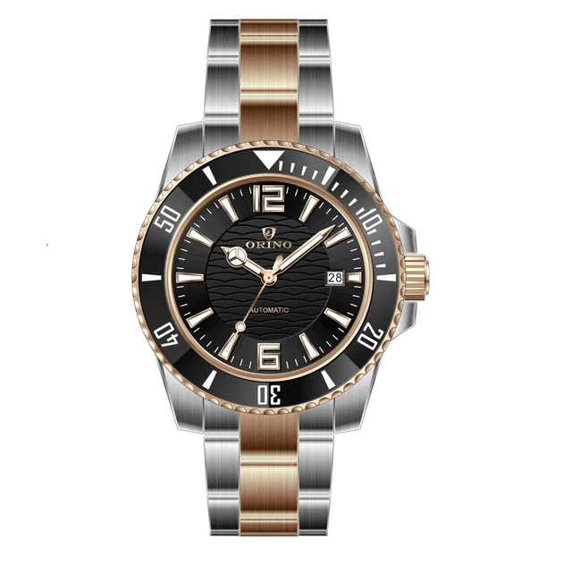 Shenzhen factory made Diving watch in Automatic movement Mechanical man's wrist watch