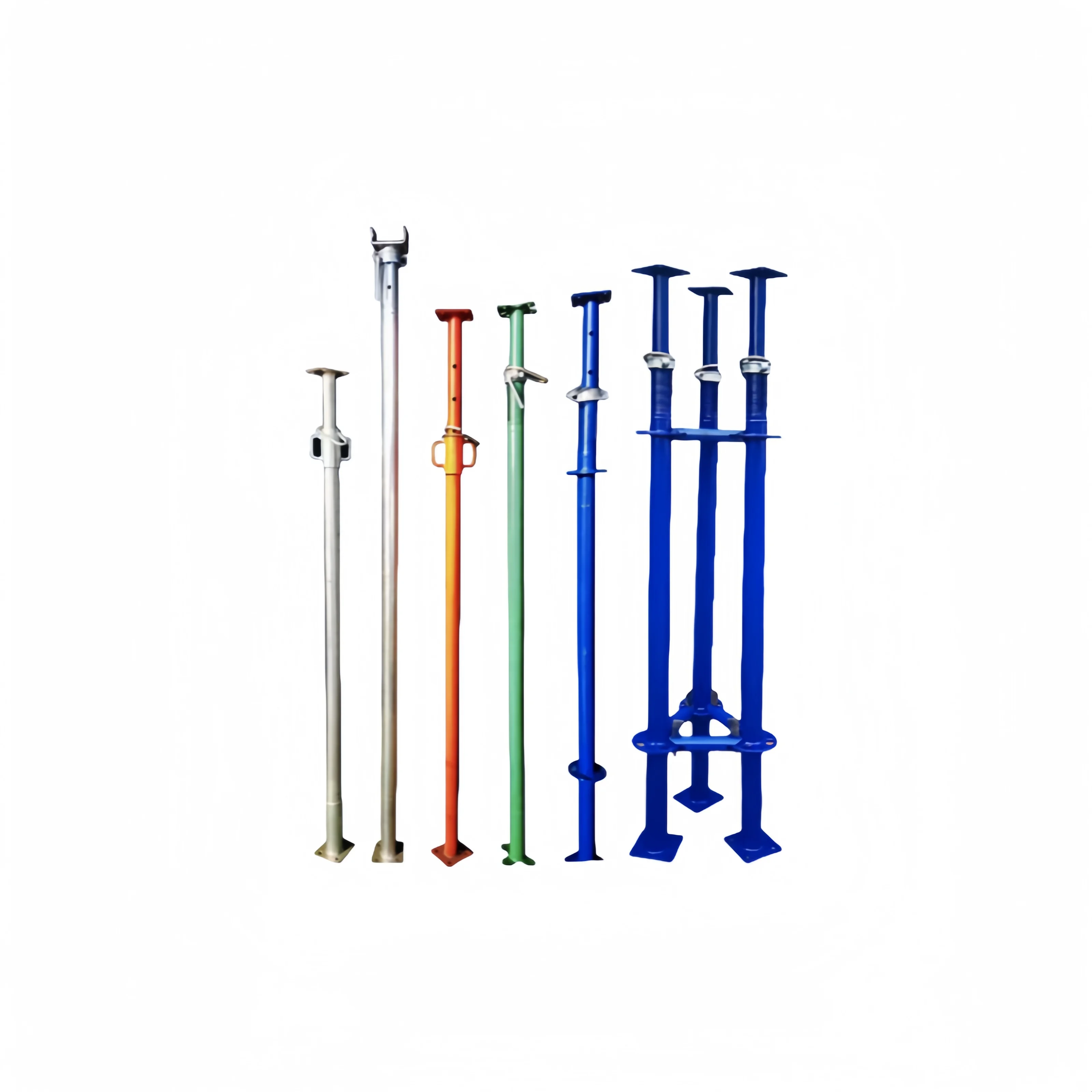 High Load Capacity Adjustable Shoring Props Galvanized Scaffolding Prop Jack for Building Construction