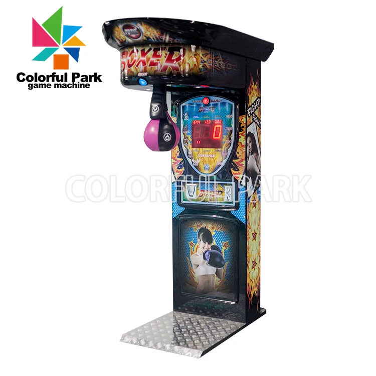 Indoor Coin Operated Boxing Punch Machine Punching Games Machines Buy