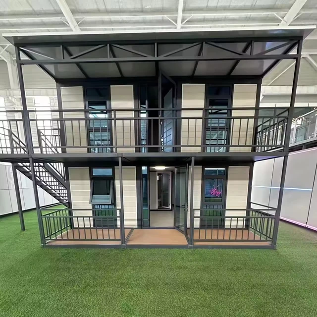 China Prefab Detachable luxury 20ft Container House Modular House Foldable Portable Mobile Houses