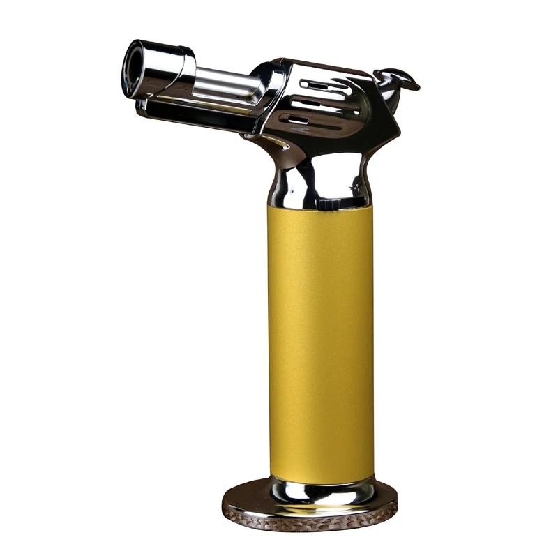 Flame Lighter Adjustable Culinary Chef Refillable BBQ Butane Kitchen Cooking Torch Lighter
