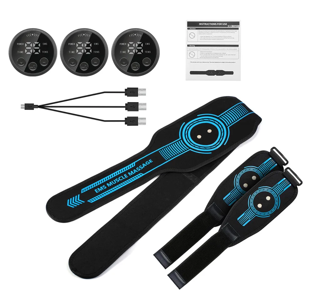 Ems Abdominal Muscle Stimulator Absstimulating Waist Slimming And