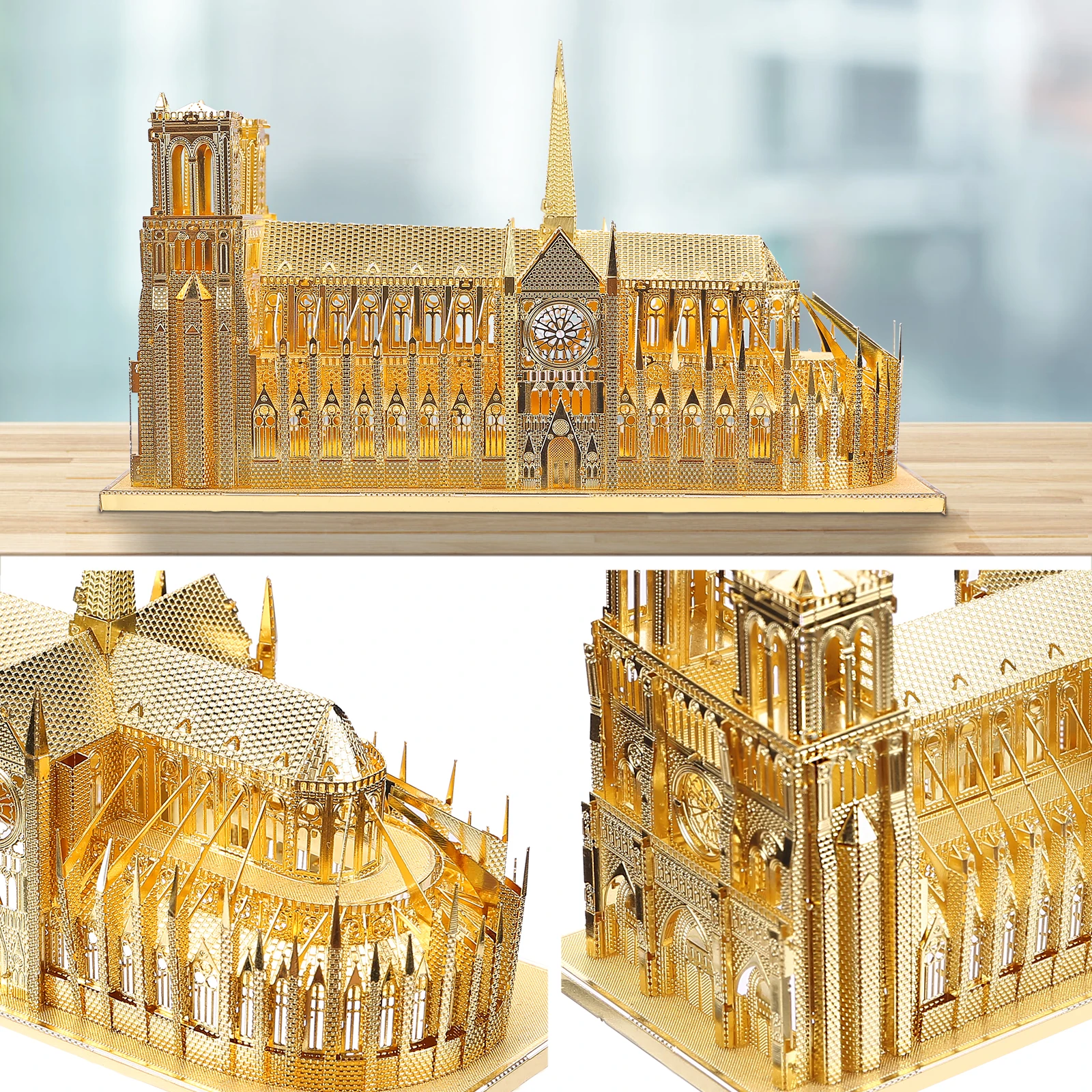 piececool notre dame cathedral paris 3d