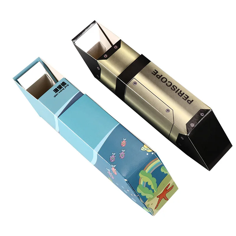 Kids Scientific Experiments Toy Diy Interesting Paper Cardboard Periscope Foldable Buy Folding Cardboard Periscope Paper Periscope Diy Toy Periscope Product On Alibaba Com