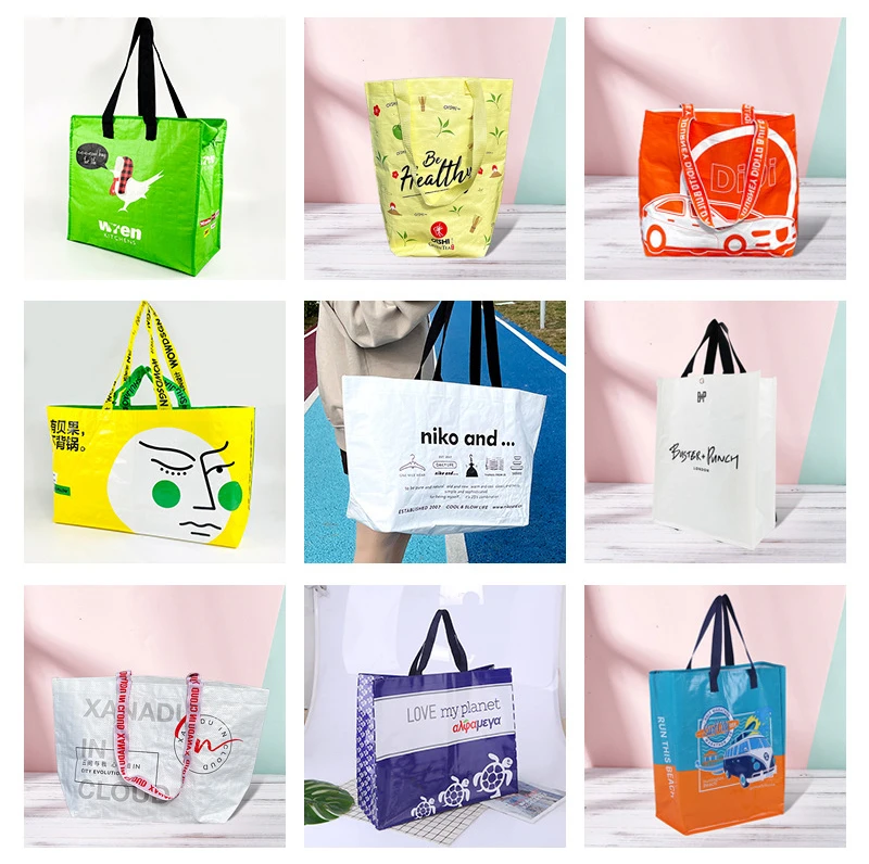 Wholesale price custom printed recycle reusable holographic silver pp laminated non woven tote shopping bag