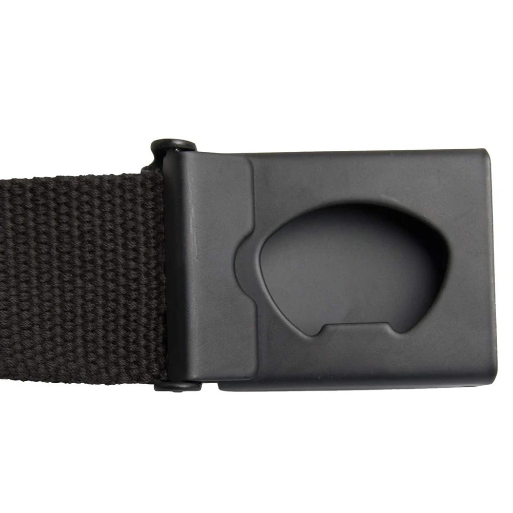 Wear-resistant Breathable Casual Multifunctional Wear-resistant Canvas Web Tactical Belt Men with Flip Top Buckle