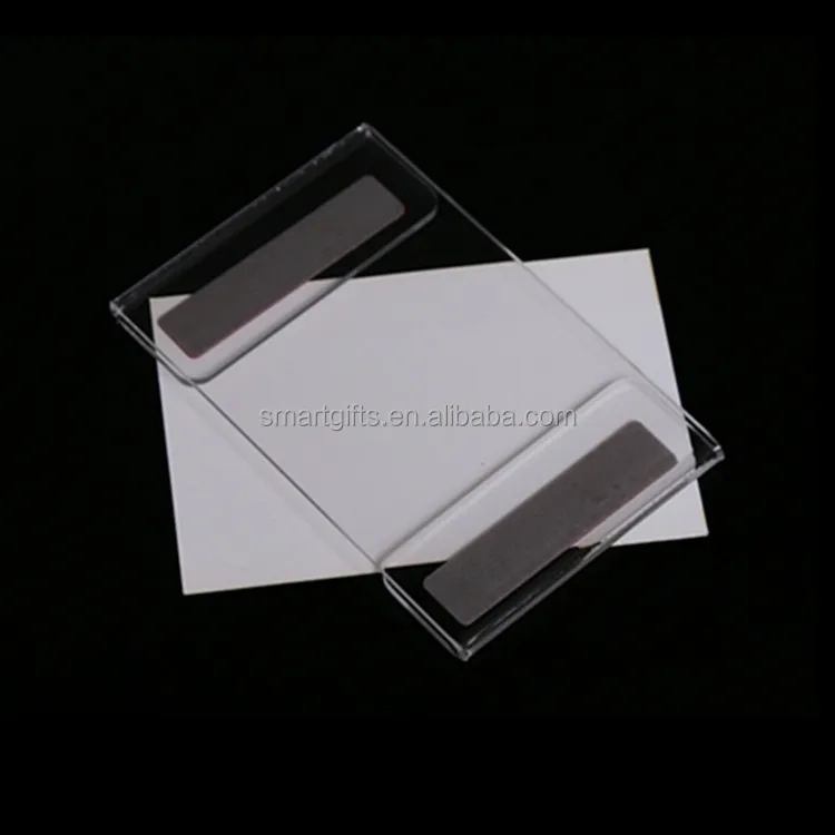 Source Customized wall attached Clear Acrylic Price Tag Holder