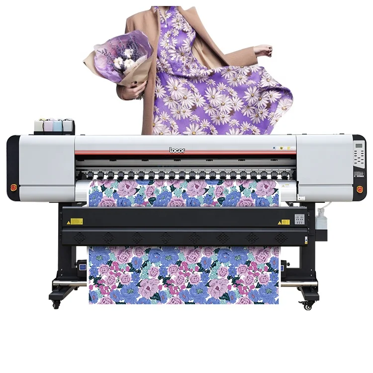 Locor 1.8M/6ft 3PCS 3200ヘッドデジタルインクジェット昇華熱転写紙