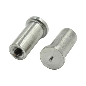 Oem Cnc Parts Cnc Custom Part supplier Stainless Steel Spot Stud Welding Nut
