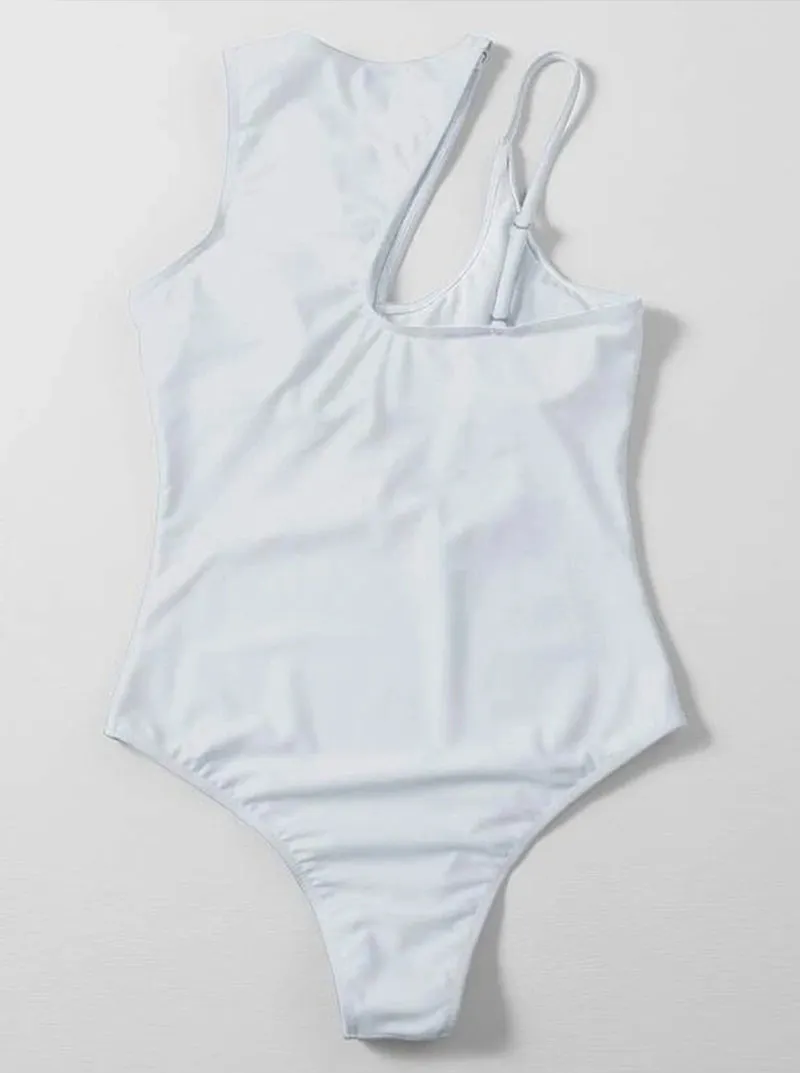 Miyouj Sexy One Piece Swimwear Bodysuit Summer Hollow Out Beach Bathing Suit Monokinis Swimming 