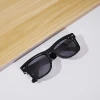 black frame gray lens