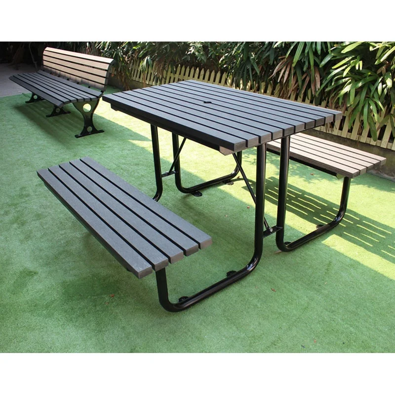 Outdoor Picnic Table and Bench Outside Tables with Chair for Picnic Garden Park Picnic Tabl with Chair