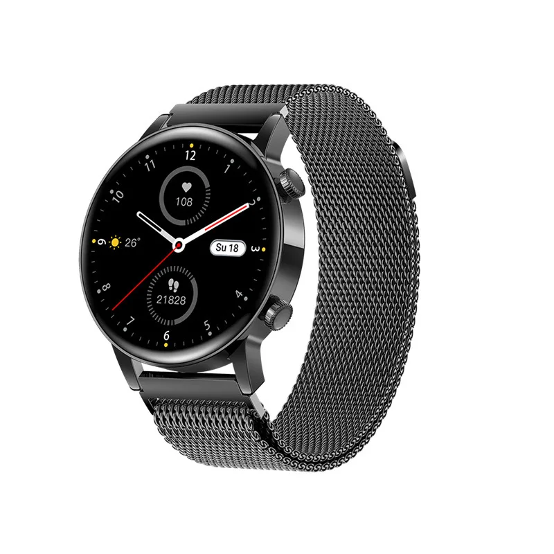 New MK30 BT Wireless  video call sim card Smart watch HD Round Screen Business Smartwatch